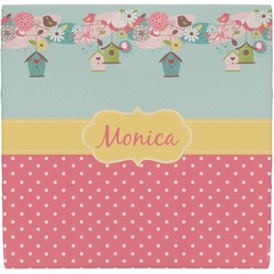 Easter Birdhouses Ceramic Tile Hot Pad (Personalized)