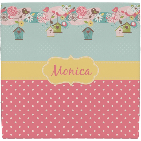 Custom Easter Birdhouses Ceramic Tile Hot Pad (Personalized)