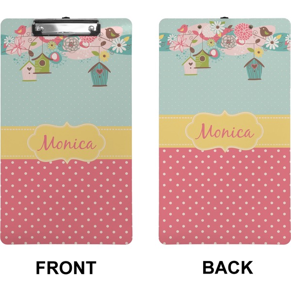 Easter Birdhouses Clipboard (Legal) (Front + Back)