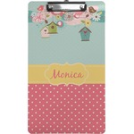 Easter Birdhouses Clipboard (Legal Size) (Personalized)