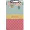 Easter Birdhouses Clipboard (Legal Size) (Personalized)