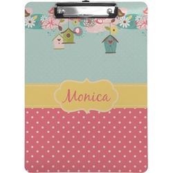 Easter Birdhouses Clipboard (Personalized)