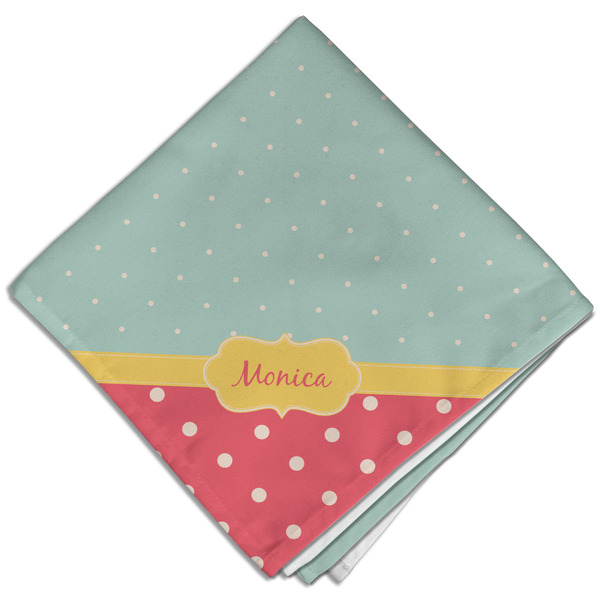 Custom Easter Birdhouses Cloth Dinner Napkin - Single w/ Name or Text