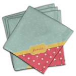 Easter Birdhouses Cloth Napkins (Set of 4) (Personalized)