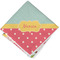 Easter Birdhouses Cloth Napkins - Personalized Lunch (Folded Four Corners)