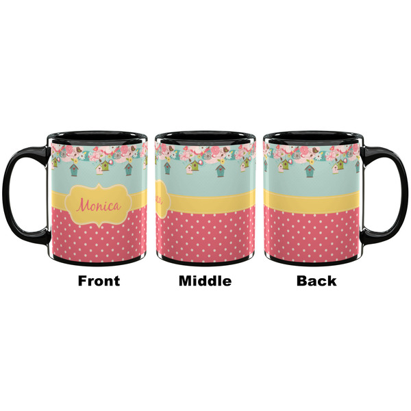 Easter Birdhouses Coffee Mug - 11 oz - Black APPROVAL