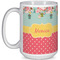 Easter Birdhouses 15 Oz Coffee Mug - White (Personalized)