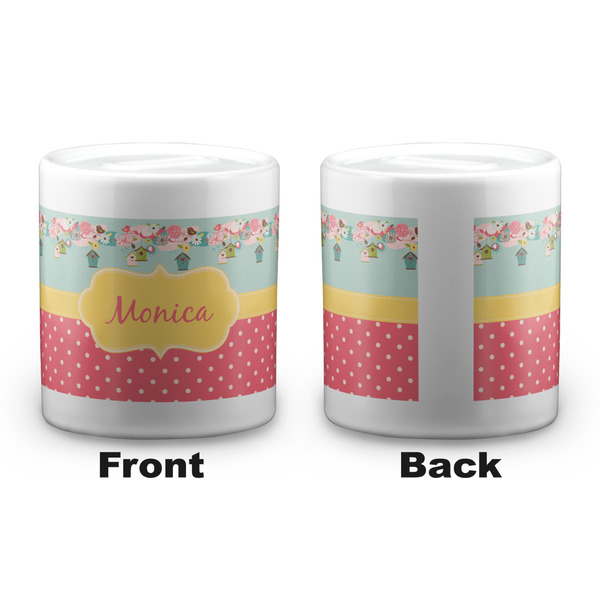 Easter Birdhouses Coin Bank - Apvl