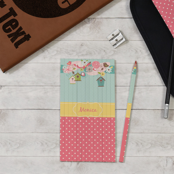 Easter Birdhouses Colored Pencils - In Context