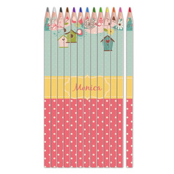 Easter Birdhouses Colored Pencils (Personalized)