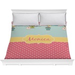 Easter Birdhouses Comforter - King (Personalized)