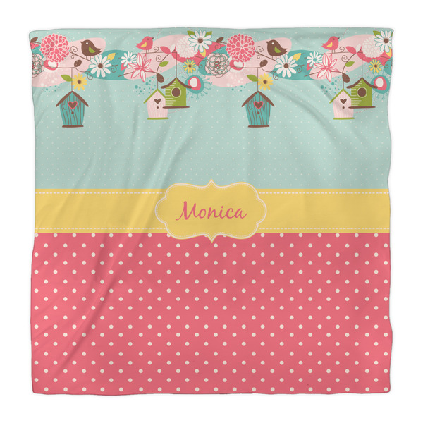 Easter Birdhouses Comforter - Queen - Front