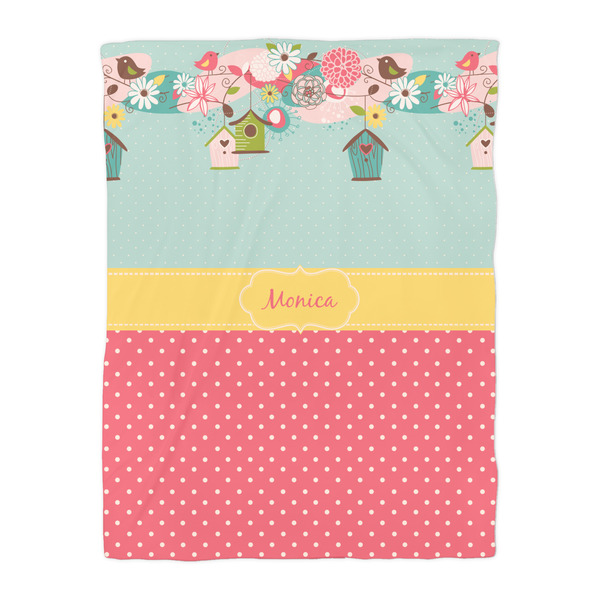 Easter Birdhouses Comforter - Twin - Front