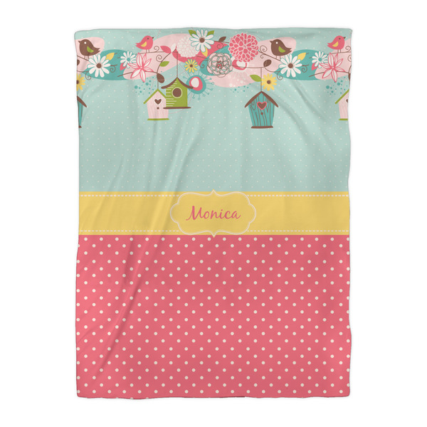 Easter Birdhouses Comforter - Twin XL - Front