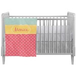 Easter Birdhouses Crib Comforter / Quilt (Personalized)