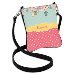 Easter Birdhouses Cross Body Bag - 2 Sizes (Personalized)