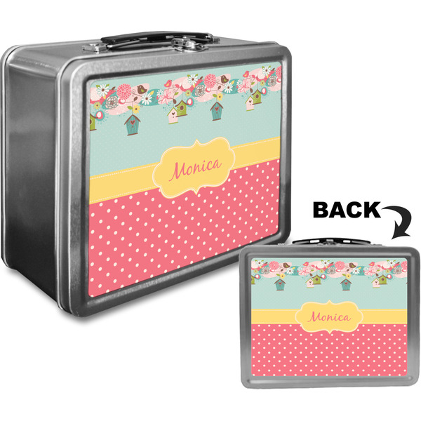 Easter Birdhouses Custom Lunch Box / Tin Approval