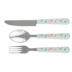Easter Birdhouses Cutlery Set (Personalized)