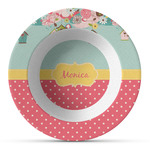 Easter Birdhouses Plastic Bowl - Microwave Safe - Composite Polymer (Personalized)