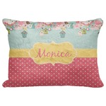 Easter Birdhouses Decorative Baby Pillowcase - 16"x12" (Personalized)