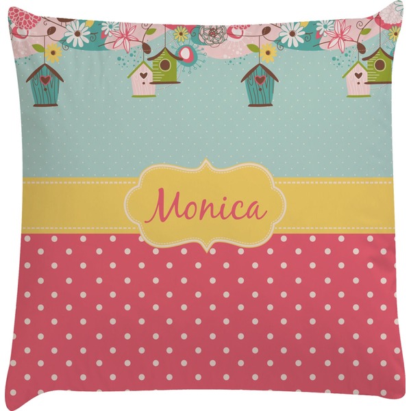 Custom Easter Birdhouses Decorative Pillow Case (Personalized)