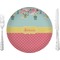Easter Birdhouses 10" Glass Lunch / Dinner Plates - Single or Set (Personalized)