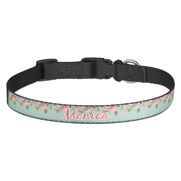 Custom Easter Birdhouses Dog Collar (Personalized)