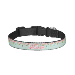 Easter Birdhouses Dog Collar - Small (Personalized)