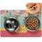 Easter Birdhouses Dog Food Mat - Small w/ Name or Text
