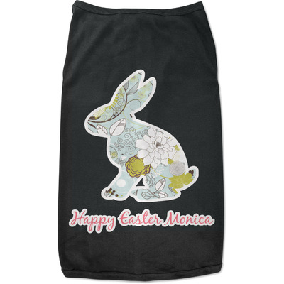 Easter Birdhouses Black Pet Shirt (Personalized)