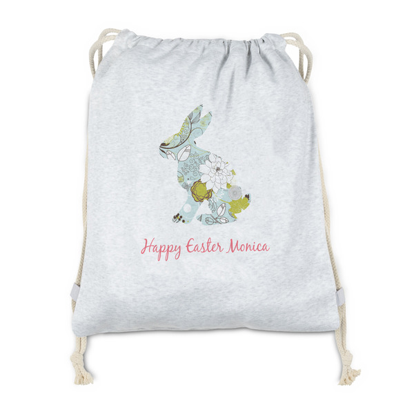 Custom Easter Birdhouses Drawstring Backpack - Sweatshirt Fleece - Double Sided (Personalized)