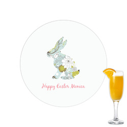 Easter Birdhouses Printed Drink Topper - 2.15" (Personalized)