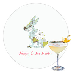 Easter Birdhouses Printed Drink Topper - 3.5" (Personalized)