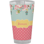 Easter Birdhouses Pint Glass - Full Color (Personalized)