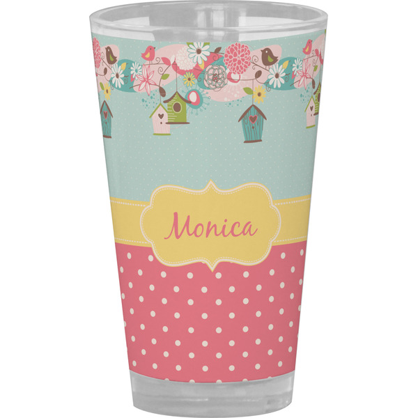 Custom Easter Birdhouses Pint Glass - Full Color (Personalized)