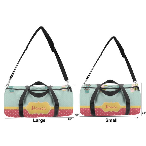 Easter Birdhouses Duffle Bag Small and Large