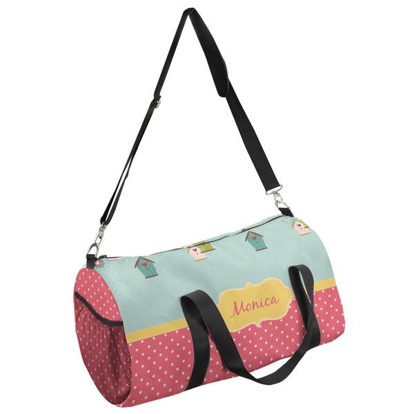 Custom Easter Birdhouses Duffel Bag - Large (Personalized)