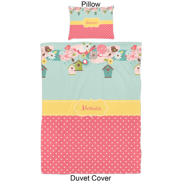 Easter Birdhouses Duvet Cover Set - Twin - Approval