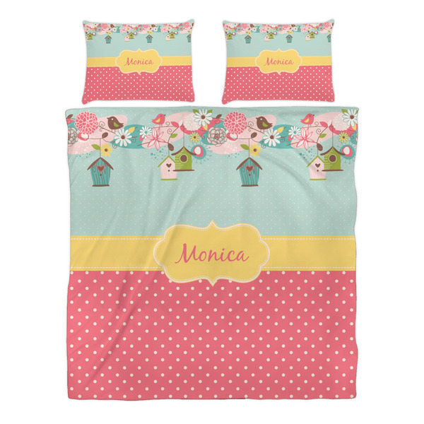 Easter Birdhouses Duvet cover Set - Queen - Alt Approval