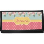 Easter Birdhouses Canvas Checkbook Cover (Personalized)