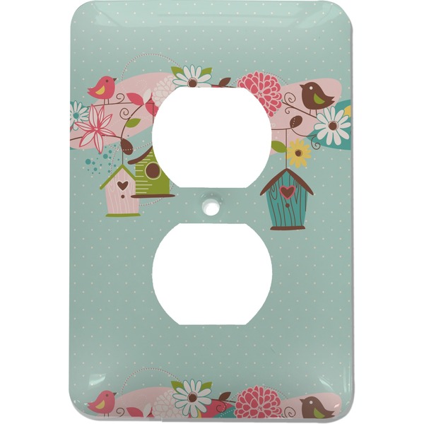 Custom Easter Birdhouses Electric Outlet Plate