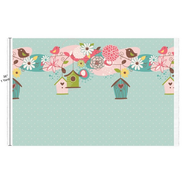 Easter Birdhouses Fabric Full Yard