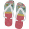 Easter Birdhouses Flip Flops - Medium (Personalized)