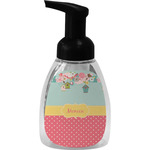 Easter Birdhouses Foam Soap Bottle - Black (Personalized)