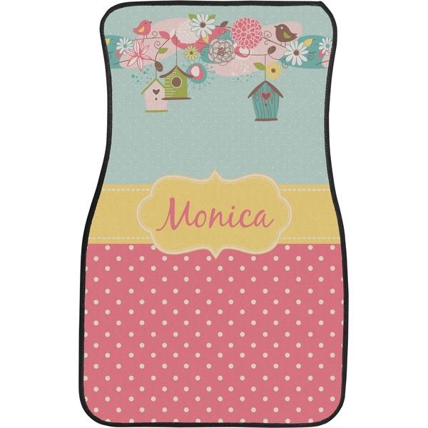 Easter Birdhouses Custom Car Floor Mats (Front Seat)