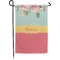 Easter Birdhouses Small Garden Flag - Double Sided w/ Name or Text