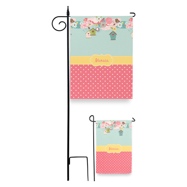 Easter Birdhouses Garden Flag - PARENT/MAIN