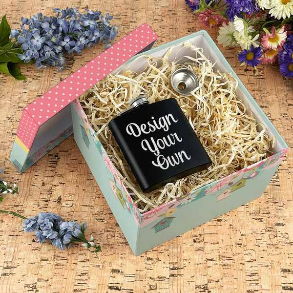 Easter Birdhouses Gift Boxes with Lid - Canvas Wrapped - X-Large - In Context