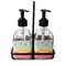 Easter Birdhouses Glass Soap & Lotion Bottle Set (Personalized)