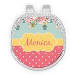 Easter Birdhouses Golf Ball Marker - Hat Clip - Silver